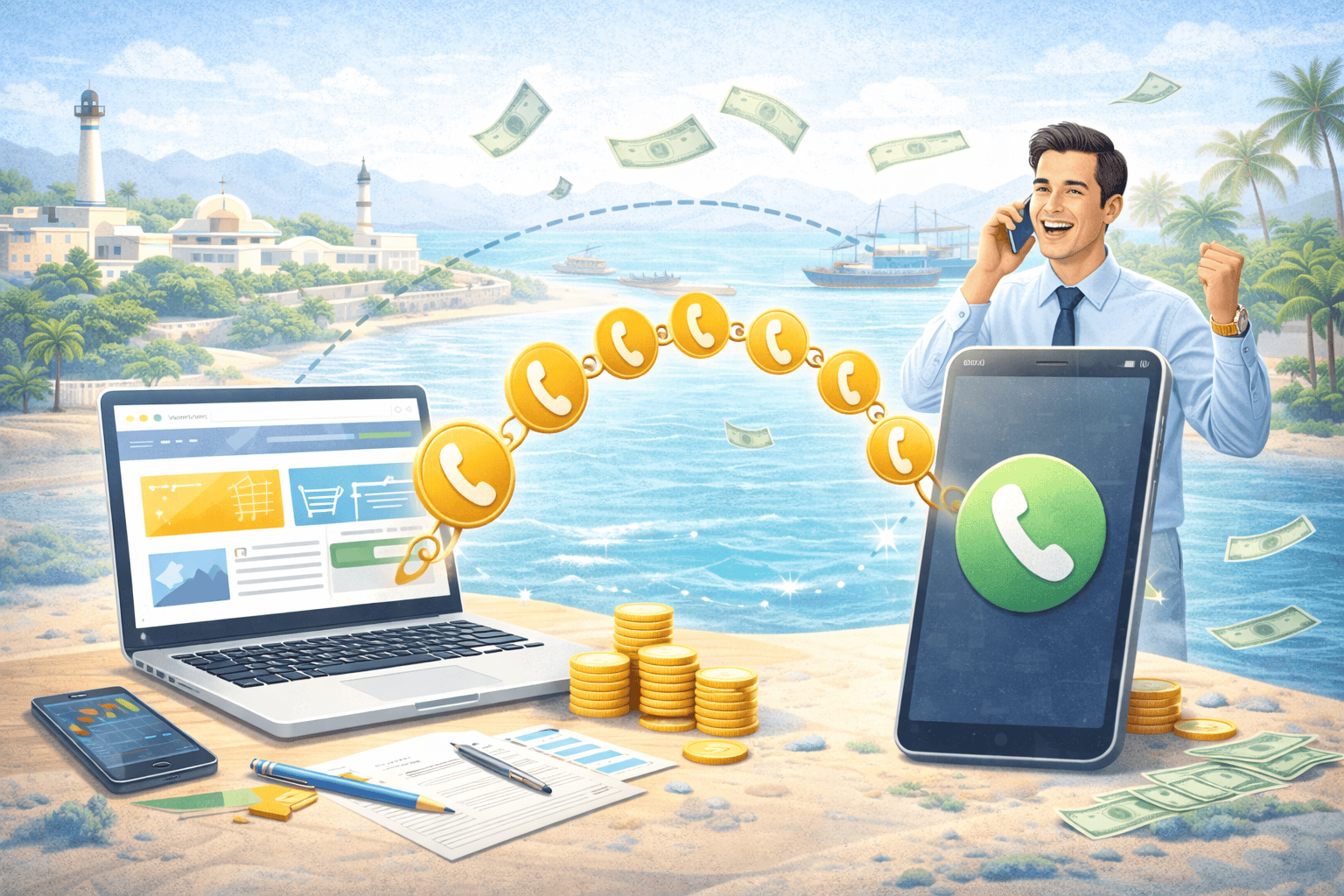 چطور طراحی سایت در بندرعباس می‌تواند تماس تلفنی کسب‌وکار شما را بیشتر کند؟